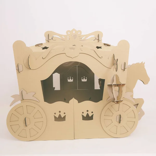Fairy Tale Carriage Cardboad — Stock Photo, Image