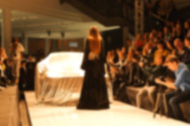 Odak dışı moda pist. Görüntü arka plan