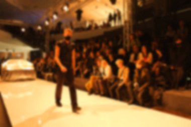Odak dışı moda pist. Görüntü arka plan