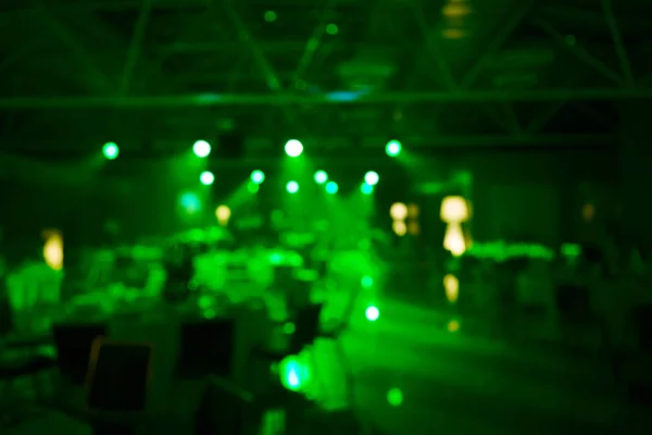 Blurred background of event concert lighting at conference hall — Stock Photo, Image