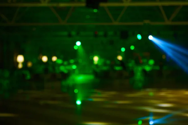Blurred background of event concert lighting at conference hall — Stock Photo, Image