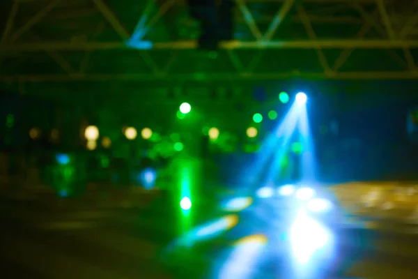 Wazig lights op het podium, abstracte afbeelding van concert verlichting — Stockfoto