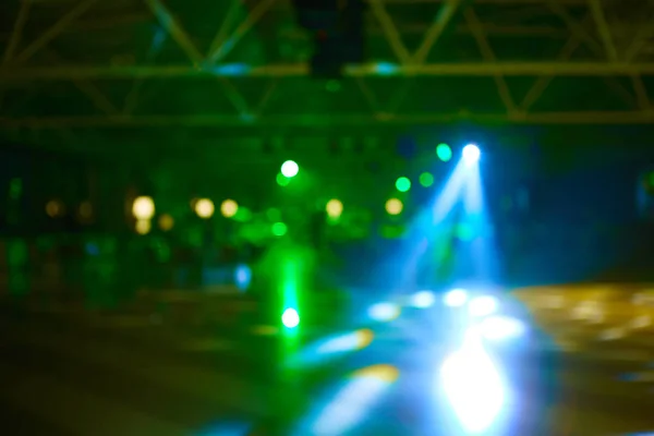 Blurred lights on stage, abstract image of concert lighting — Stock Photo, Image