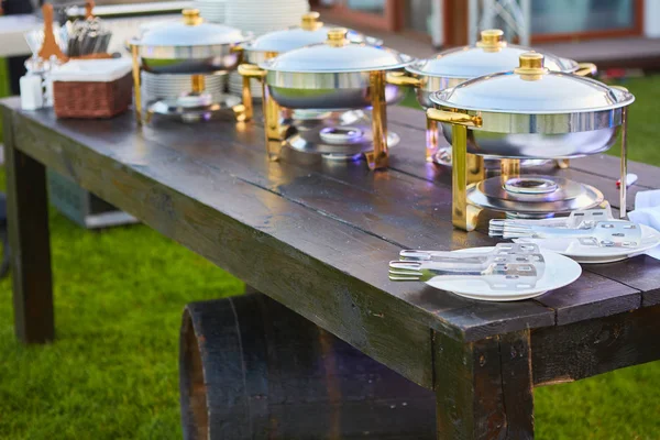 De catering bruiloft buffet klaar voor evenementen — Stockfoto