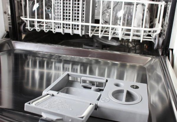 Посудомоечное Отделение Моющего Средства — стоковое фото