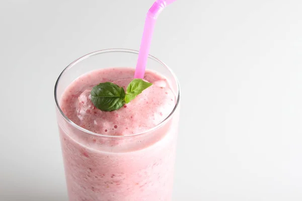 Smoothie Bílém Pozadí — Stock fotografie