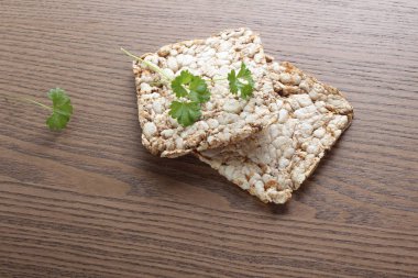 cpispbread ahşap arka plan üzerinde