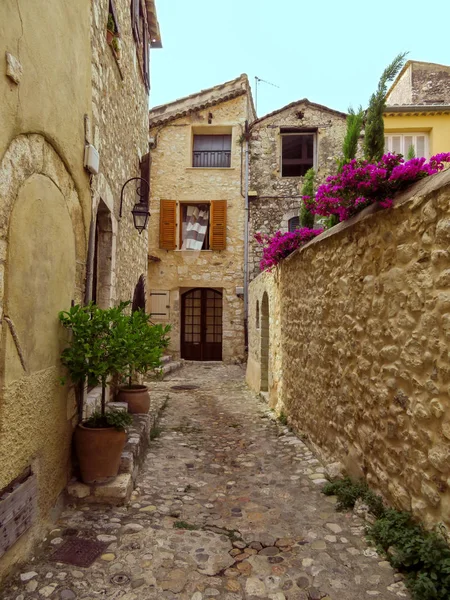 San Paolo Vence Bellissimo Borgo Fortificato Medievale Arroccato Uno Stretto — Foto Stock