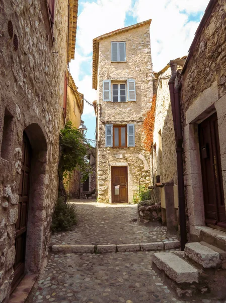 San Pablo Vence Hermoso Pueblo Fortificado Medieval Encaramado Estrecho Espolón — Foto de Stock