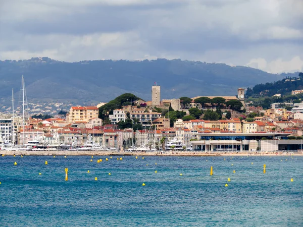 View Old City Cannes Sea — Stock Photo, Image