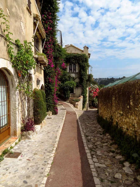 Saint Paul Vence Nádherné Středověké Opevněné Vesnice Posazený Úzkém Výběžku — Stock fotografie