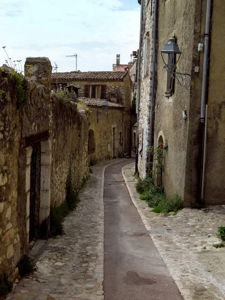 Saint Paul Vence Ist Ein Wunderschönes Mittelalterliches Befestigtes Dorf Auf — Stockfoto