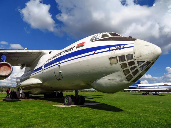 Minsk Bielorrusia Julio 2018 Ilyushin Aeronaves Museo Aire Libre Antigua — Foto de Stock