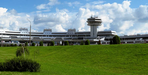 ミンスク ベラルーシ 2018 ミンスク国際空港旧名称ミンスク はベラルーシの主な国際空港 — ストック写真