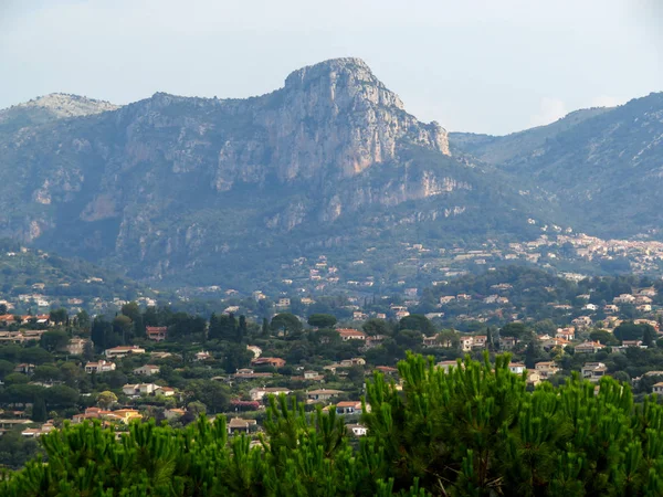 Paisagem Panorâmica Perto Aldeia Saint Paul Vence Provença França Sul — Fotografia de Stock