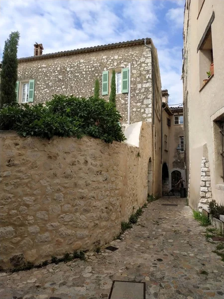 Saint Paul Vence Beautiful Medieval Fortified Village Perched Narrow Spur — Stock Photo, Image