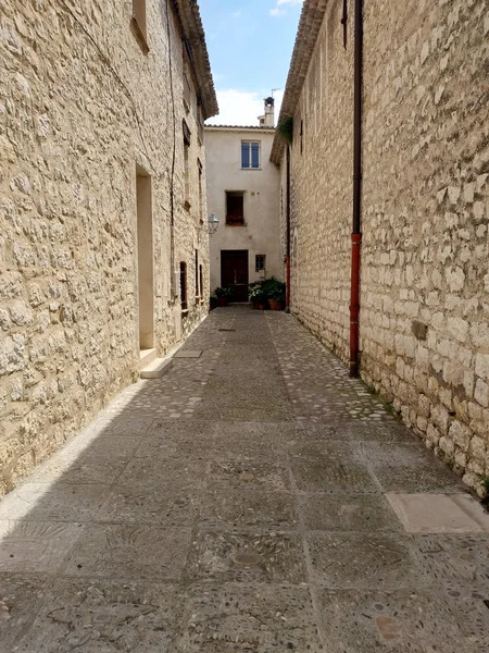 Saint Paul Vence Beautiful Medieval Fortified Village Perched Narrow Spur — Stock Photo, Image