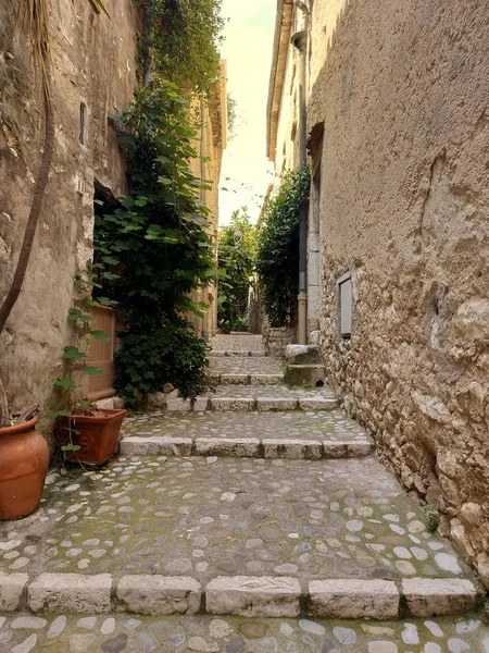 Saint Paul Vence Ist Ein Wunderschönes Mittelalterliches Befestigtes Dorf Auf — Stockfoto