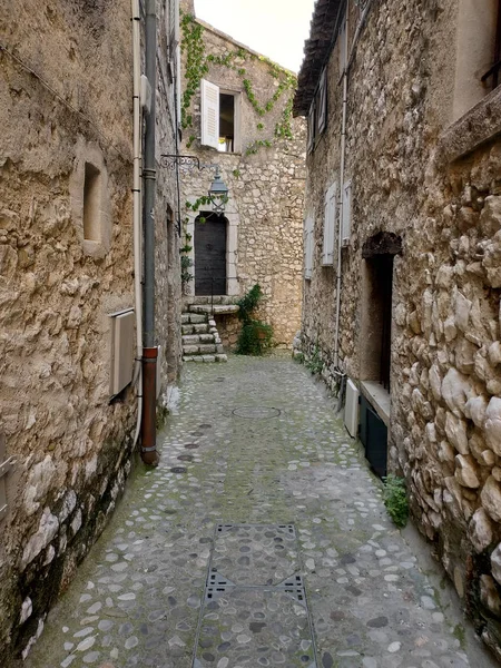 Saint Paul Vence Vacker Medeltida Befästa Byn Uppflugen Smala Sporre — Stockfoto