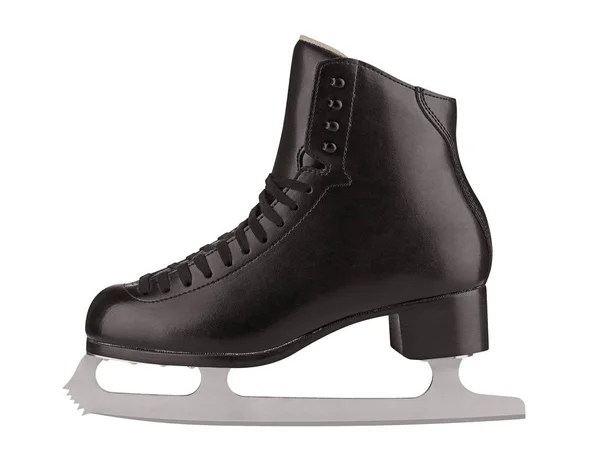 Black Skates Isolated White Background Clipping Path — Stock Photo, Image