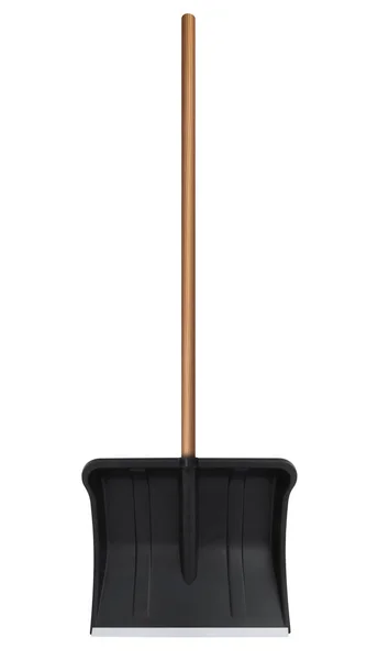 Snow Shovel Isolated White Background Clipping Path — Stock Photo, Image