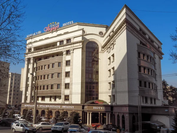 Almatı Kazakistan Ocak 2019 Otel Grand Voyage Konovalov Göz Hastalıkları — Stok fotoğraf