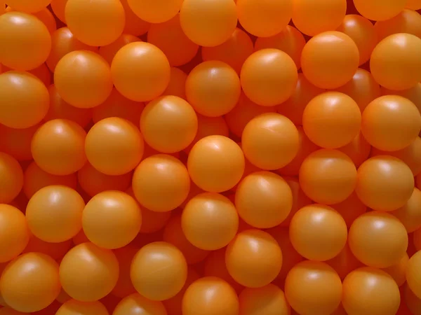 Ping pong balls background - orange — Stock Photo, Image