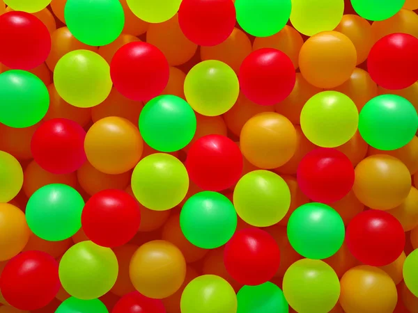 Ping pong míčky pozadí - barevné — Stock fotografie