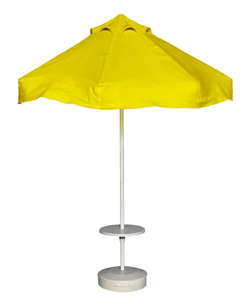 Plaj şemsiyesi - sarı — Stok fotoğraf