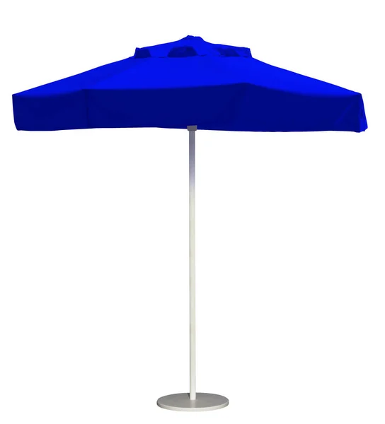 Пляжный зонтик - синий — стоковое фото
