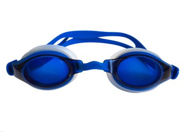 Swimming glasses isolated clipart