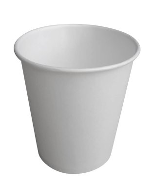 Boş beyaz kağıt bardak