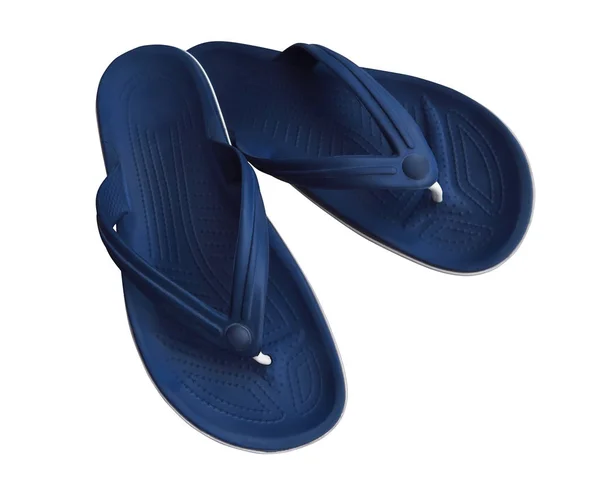 Zapatillas de goma - azul —  Fotos de Stock