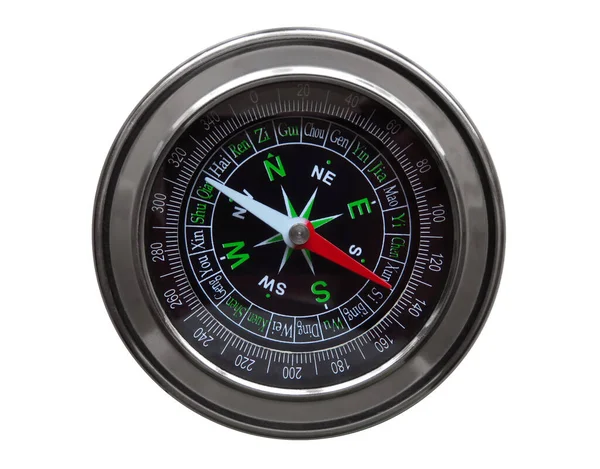 Compass Isolated White Clipping Path Included — Stock Photo, Image