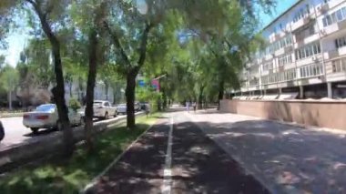 Elektrikli scooterda POV hareketi