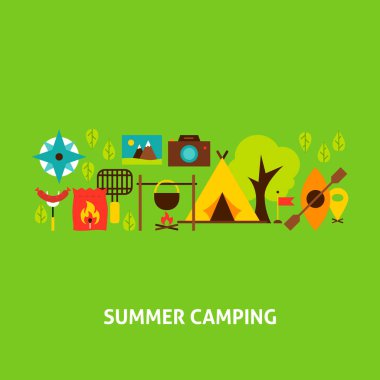 Yaz kamp tebrik kartı