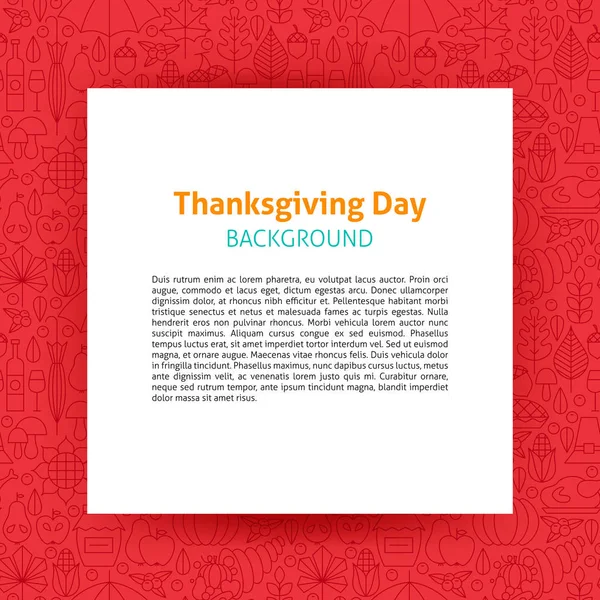 Thanksgiving Day papieren sjabloon — Stockvector