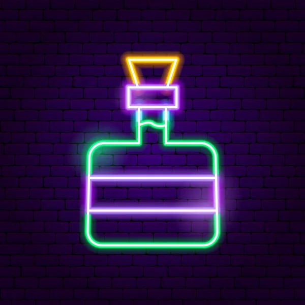 Tequila Flacon néon signe — Image vectorielle