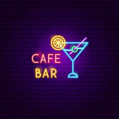 Cafe Bar Neon etiket