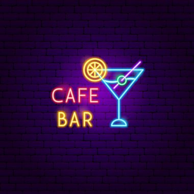 Cafe Bar Neon etiket