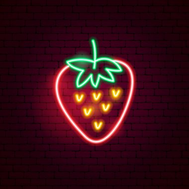 Çilek Neon tabela