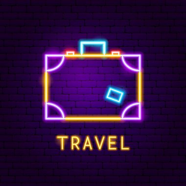 Seyahat Bavul Neon Etiket