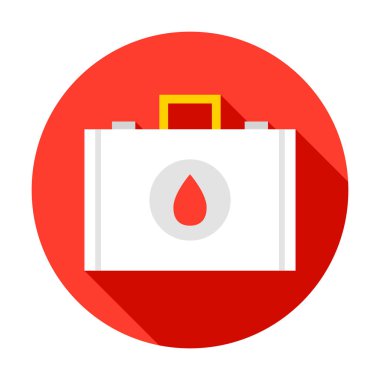 Tıbbi Bavul Daire Simgesi