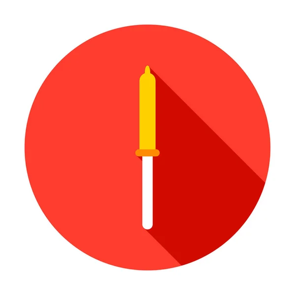 Cirkel ikon för pipett — Stock vektor