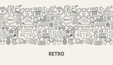 Retro Banner Konsepti
