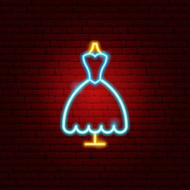 Gelin elbise Neon Işareti