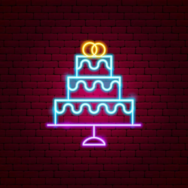 Wedding Cake Neon Sign