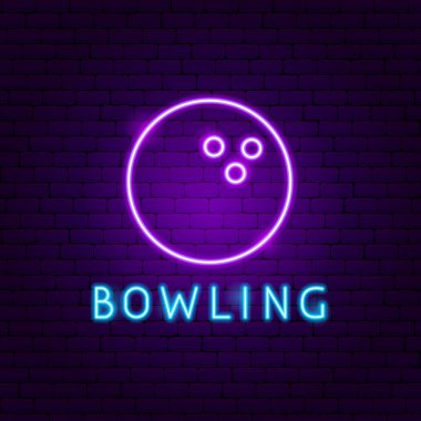 Bowling Topu Neon Etiket