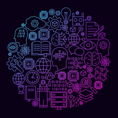 Makine Öğrenme Satırı Simge Çemberi Kavramı