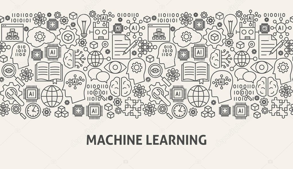 Machine Learning Banner Concept